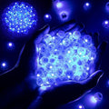 Blue Large Waterproof LED Balloon Lights Set - Mini Round Party & Holiday Decor