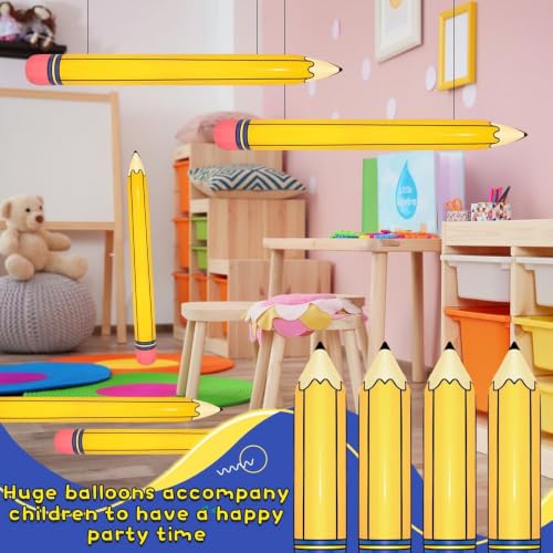 44 Inch Inflatable Giant Pencils Balloon for Back to School Party Classroom Decor - Variation 1