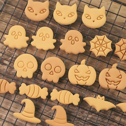 Halloween Bat Cookie Cutter Set - 8Pcs F Variation for Decorations & DIY Baking