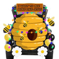 Halloween Bee Theme Car Decorations Kit with Balloons & LED String Lights - Trunk or Treat