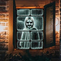 Halloween Ghost Window Cover - Rainy Scene, 31x47 Inch Polyester Decor
