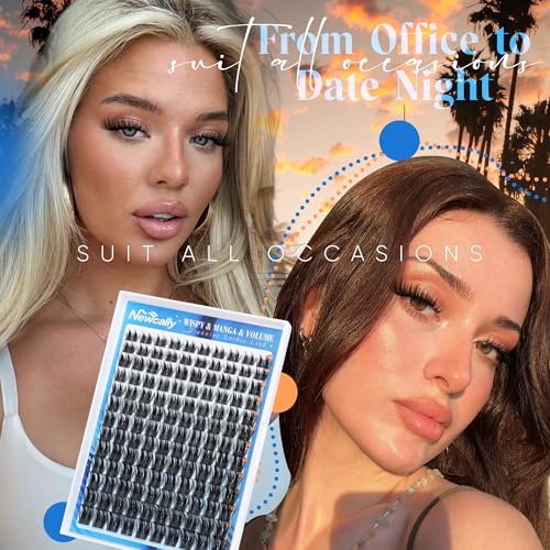 Eyelash Clusters Volume Lash Clusters Manga Spike Individual Lashes F-Volume 10-18MM
