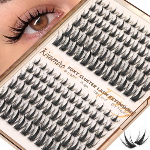 Kiromiro Fairy Lash Clusters B-Spiky Eyelash Extensions 8-18mm Wispy DIY Lashes