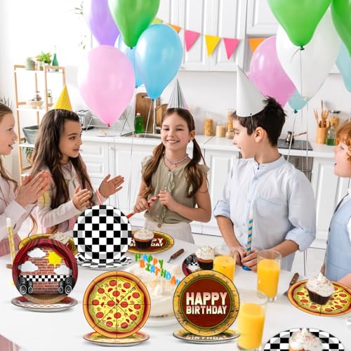 48 Pack 7-Inch Horror Game Party Paper Plates - Spooky Birthday Tableware