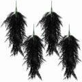 Black Teardrop Swags 4 Pack - Halloween Gothic Outdoor Decor, 32 Inch