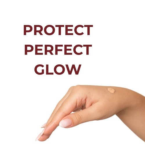 LICAPE® Tinted Sunscreen SPF 50 - Lightweight High Protection Face Sunscreen with Natural Coverage