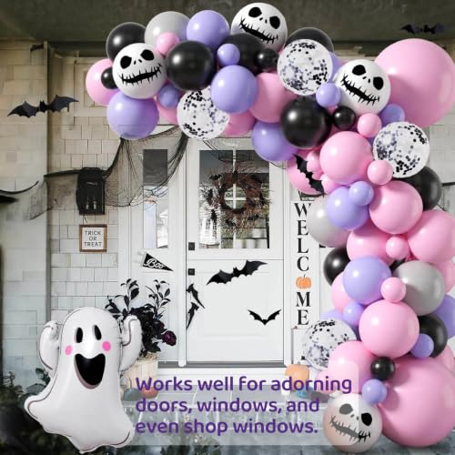 Halloween Balloon Garland Arch Kit - 98 Pcs Spooky Party Decorations
