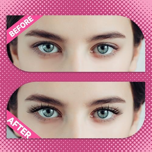 Luxurious C/D Curl 8-18mm Spiky Lash Clusters for Dramatic & Natural Looks - 144 Pcs
