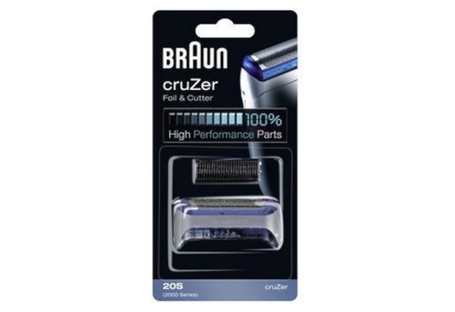 Braun 20S CruZer Razor Head Replacement - Precision Cutting for Smooth Shaving