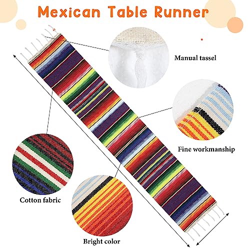 Day of the Dead Decor Set with Marigold Banners Candles and Table Runner
