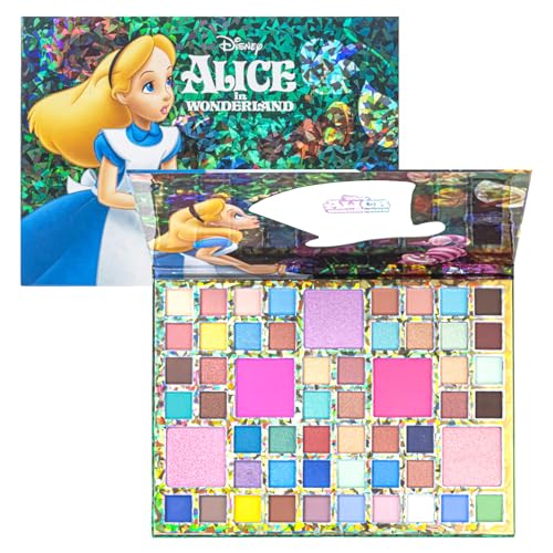 Alice in Wonderland 55-Well Face Palette with Eyeshadow, Highlighters & Blush - Variation of THIS listing