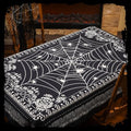 Halloween Gothic Table Cloth 51x72 Inches Spider Web Victorian Black