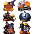 Gnomes Halloween Placemats Set of 6 Waterproof Plastic Table Mats