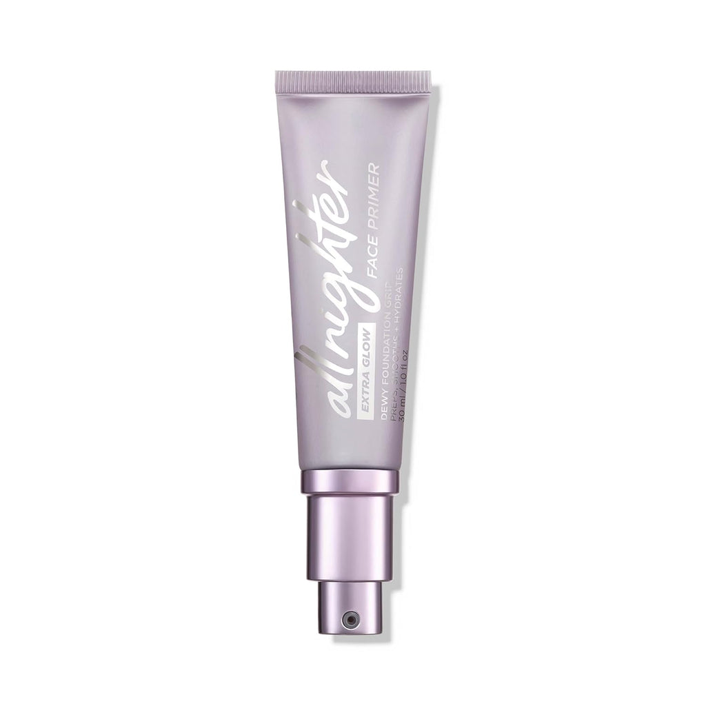 Urban Decay All Nighter Extra Glow Face Primer - Dewy, Smoothing & Hydrating Makeup Base with Hyaluronic Acid - 1 fl oz