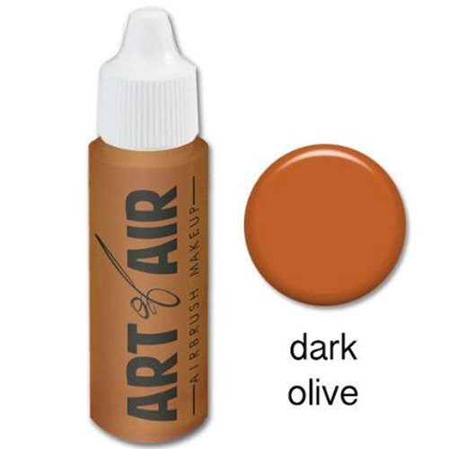 Art of Air 4pc MEDIUM complexion Professional Airbrush Cosmetic Makeup Set 1/2 oz bottles