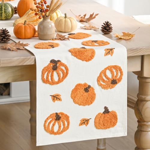 Polyester Cotton Table Runner 13x72 Inch Colorful Embroidery Home Decor