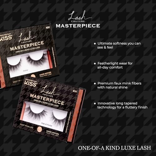 False Eyelashes Reusable Strip Lashes 7-16mm Wispy Cat-Eye Style 3 Pairs