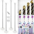 Set of 4 Balloon Column Stand Kit - Adjustable 7ft Balloon Arch & Garland Strips