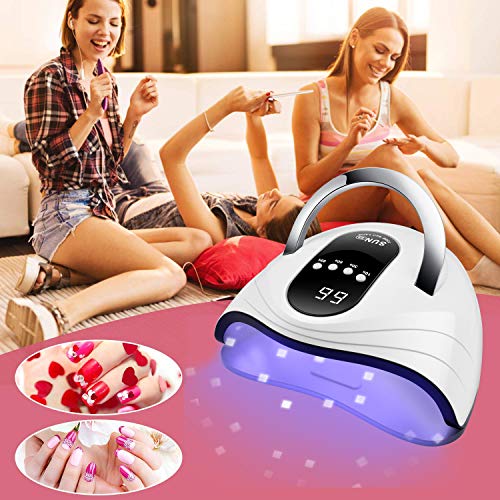 Sunrich UV Gel Nail Lamp 120W LED Nail Dryer - White