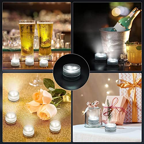 White Submersible Waterproof Halloween Pumpkin Jack O Lantern Lights - 20 Pack