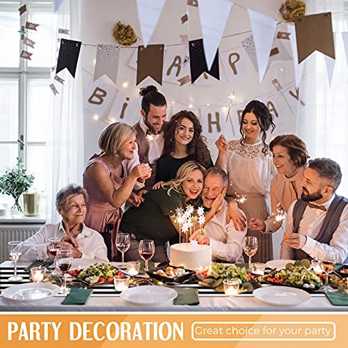 Breling 6 Pack Black and White Striped Table Runner 12 x 108 Inches - Variation of THIS listing