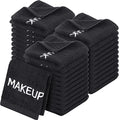 Black Cotton Makeup Towels Washcloths Bulk 50 Pcs 10 x 10 Inch - Soft & Absorbent