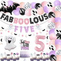 Party Kit with Banner Balloons Cake Topper and Garland for Halloween & Birthday Celebrations