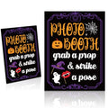 Halloween Photo Booth Sign with Stand - Happy Fall Party Decor