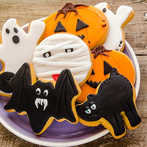 Halloween Cookie Cutter Set - 12 Stainless Steel Shapes for Baking & Decorating