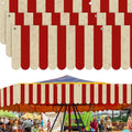 Carnival Circus Tent Awnings Hanging Banner - 3 Pcs, Reusable, 25x200 cm, Variation 1