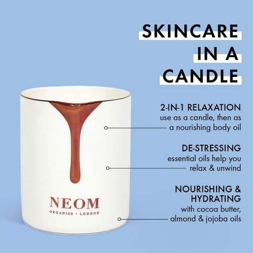 NEOM Intensive Skin Treatment Candle - Relaxing Lavender, Jasmine & Rosewood Scent