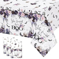 Halloween Bridal Shower Tablecloth 3 Pack - She Found Her Boo Gothic Decor