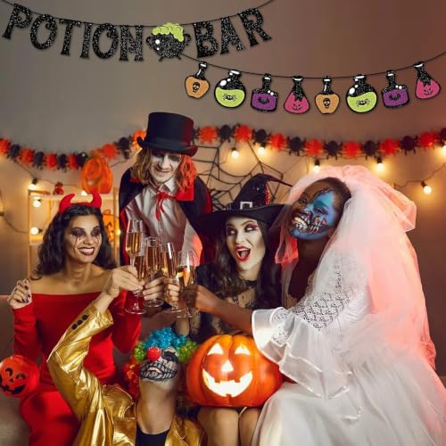 Halloween Potion Bar Banner Party Decorations - Multicolor 4