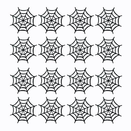 Halloween Spider Web Coasters Set - Felt Drink Coasters for Holiday Party Decor