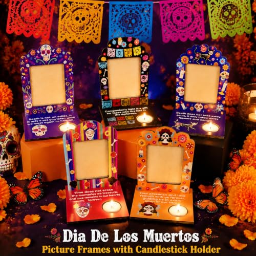 Día De Los Muertos Decorations Set with Marigolds & Butterflies for Altars & Celebrations