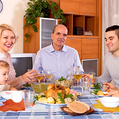 Fall Leaf Thanksgiving Placemats - Disposable Maple Leaf Table Decor 36x25cm