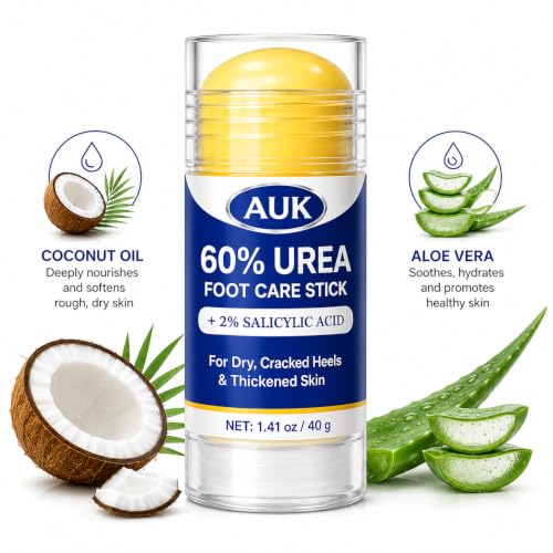 Foot Care Stick with Urea & Salicylic Acid for Dry Cracked Heels, 1.41 oz