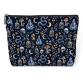 Dark Magic Skull Mushroom Makeup Bag - Witch Cosmetic Organizer - Variation Mushroom 1761