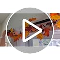 9Ft 2-Pack Battery-Operated Maple Leaf Garland with 8 Lighting Modes - Fall Decor