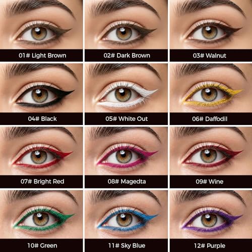 Waterproof Brow Pomade with Brush - Long-Lasting #06 Daffodil Yellow