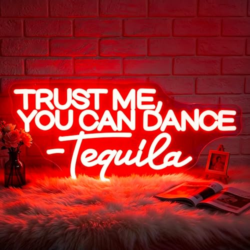 Trust Me You Can Dance Neon Sign Wall Decor LED Light for Parties & Home