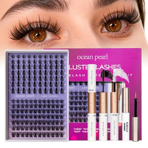 Ocean Pearl Manga Clusters Kit M32+M35 Spike Effect Eyelash Set - 154 Pcs