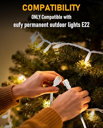 Wire Connector for Eufy E22 Outdoor Lights - Male & Female Set - Waterproof, All-Weather