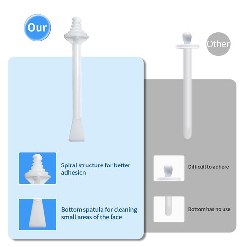 Nose Wax Sticks, 80Pcs Hair Wax Applicator with Disposable Spatulas for Nostril Cleaning, Ear Face Hair Removal for Men Women, Painless