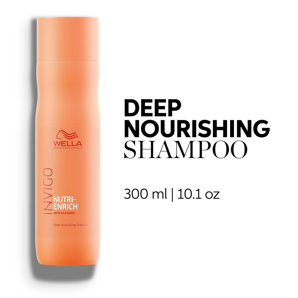 Wella Professionals Invigo Nutri-Enrich Shampoo & Conditioner Set - Deep Moisturizing for Dry, Damaged Hair