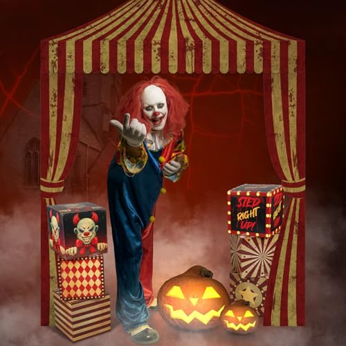 Halloween Circus Clown Carnival Gift Boxes & Decorations Set