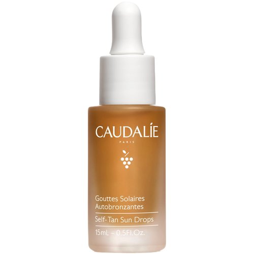 Caudalie Self-Tan Sun Drops - Hydrating Face Tanning Drops for a Customizable, Gradual Tan | 15 mL