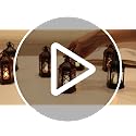 Mini Lanterns for Ramadan Eid Decorations - Brushed Brass, 12 Pcs