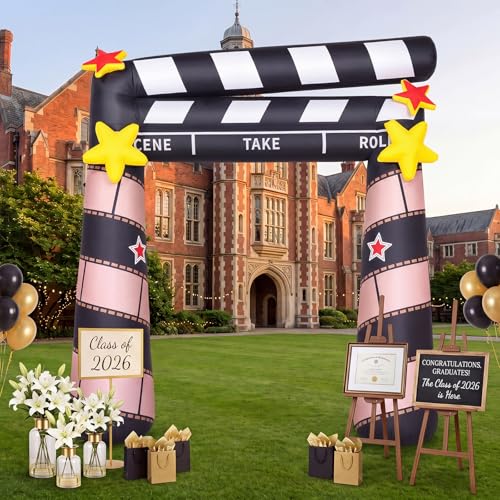 6ft Halloween Inflatable Arch for Movie Night & Party Photos - Red Carpet Decor