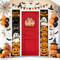 Halloween Porch Banner 2 Pack - Ghost Pumpkin Trick or Treat Front Door Decor